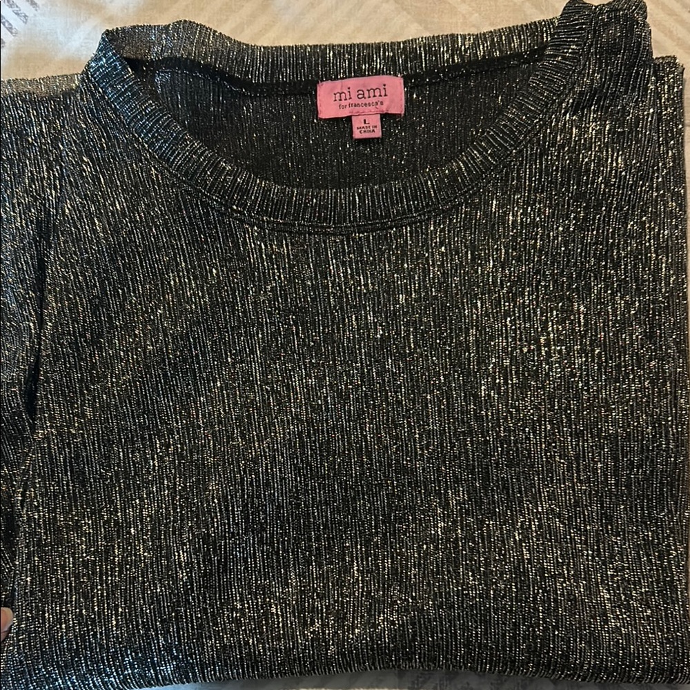 Black and Silver Sweater